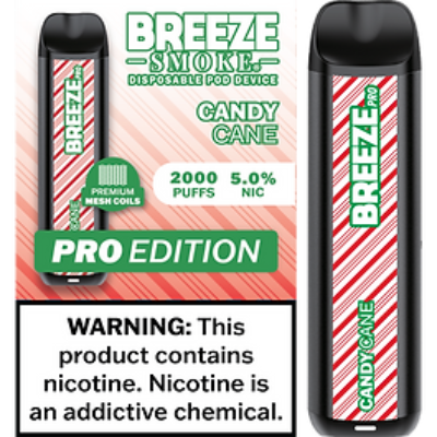 Breeze Pro 2000 Disposable - Candy Cane