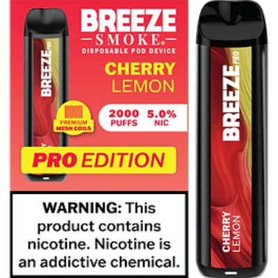 Breeze Pro 2000 Disposable - Cherry Lemon