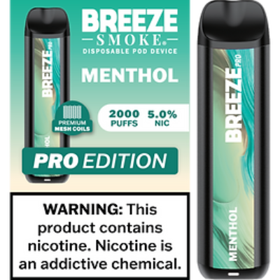 Breeze Pro 2000 Disposable - Menthol