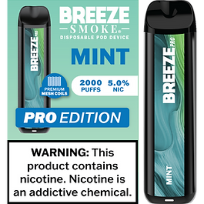 Breeze Pro 2000 Disposable - Mint