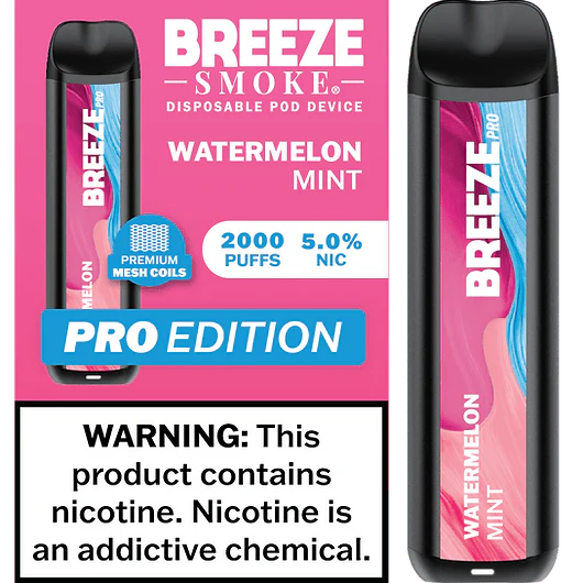 Breeze Pro 2000 Disposable - Watermelon Mint