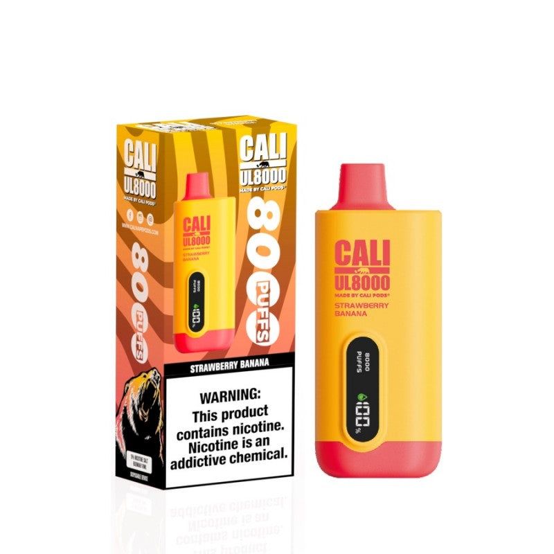 Cali UL8000 Disposable - Strawberry Banana