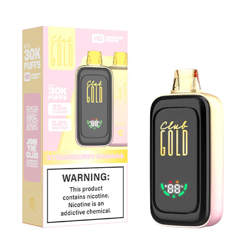 Club Gold 30K Disposable Vape - Strawberry Banana