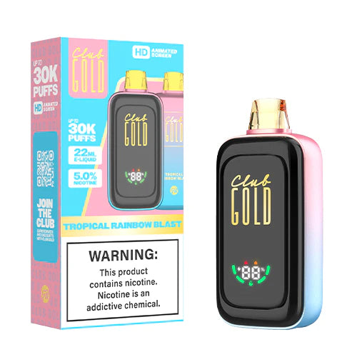Club Gold 30K Disposable Vape - Tropical Rainbow Blast