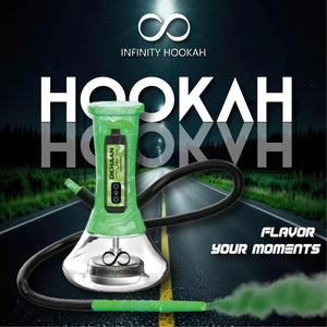 DKHAAN INFINITY PORTABLE HOOKAH KIT (FREE DKHAAN VAPE) - Green