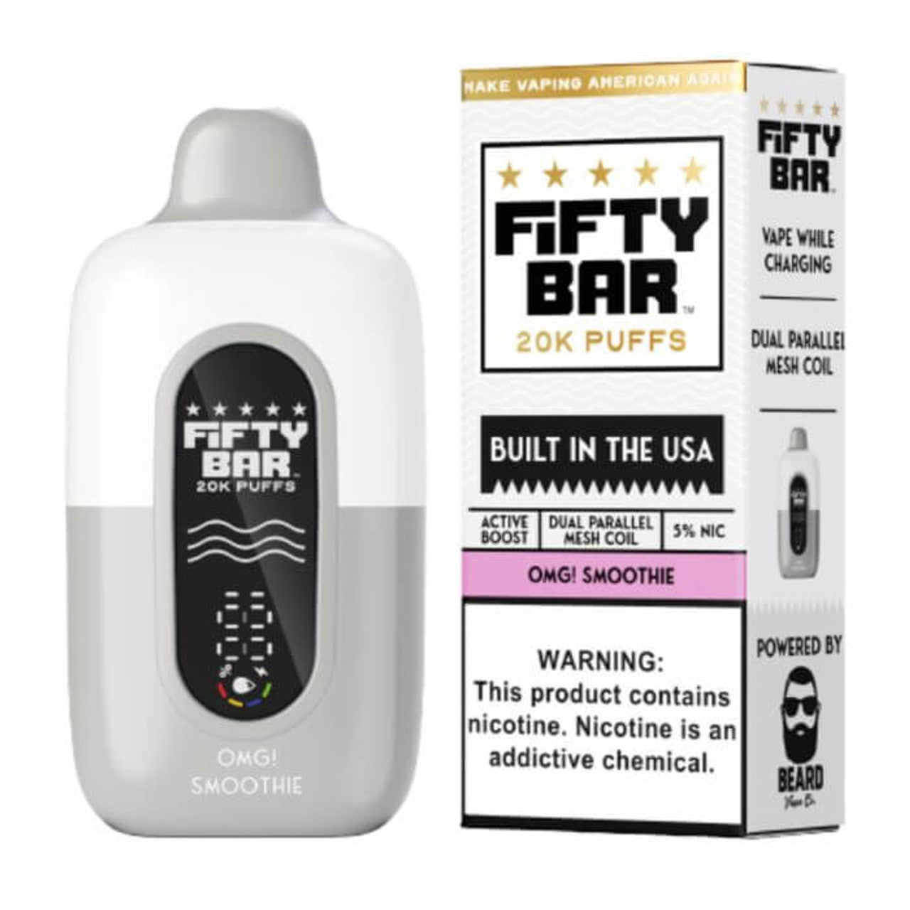 Fifty Bar 20K Disposable - OMG! Smoothie