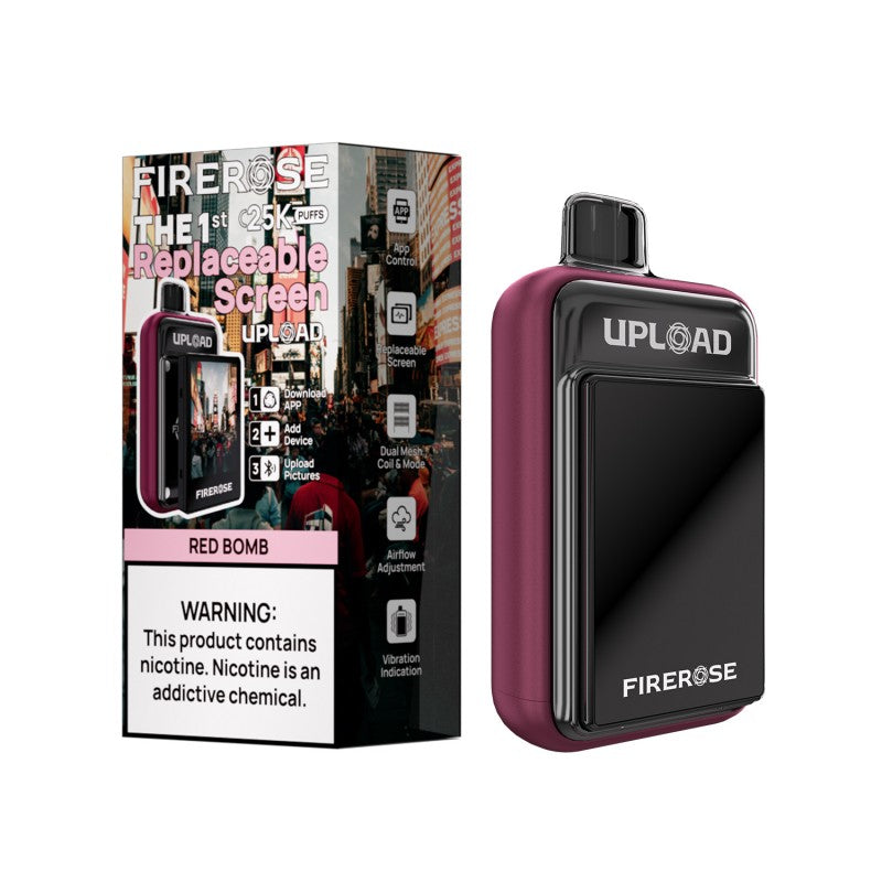 Firerose Upload 25K Disposable - Red Bomb
