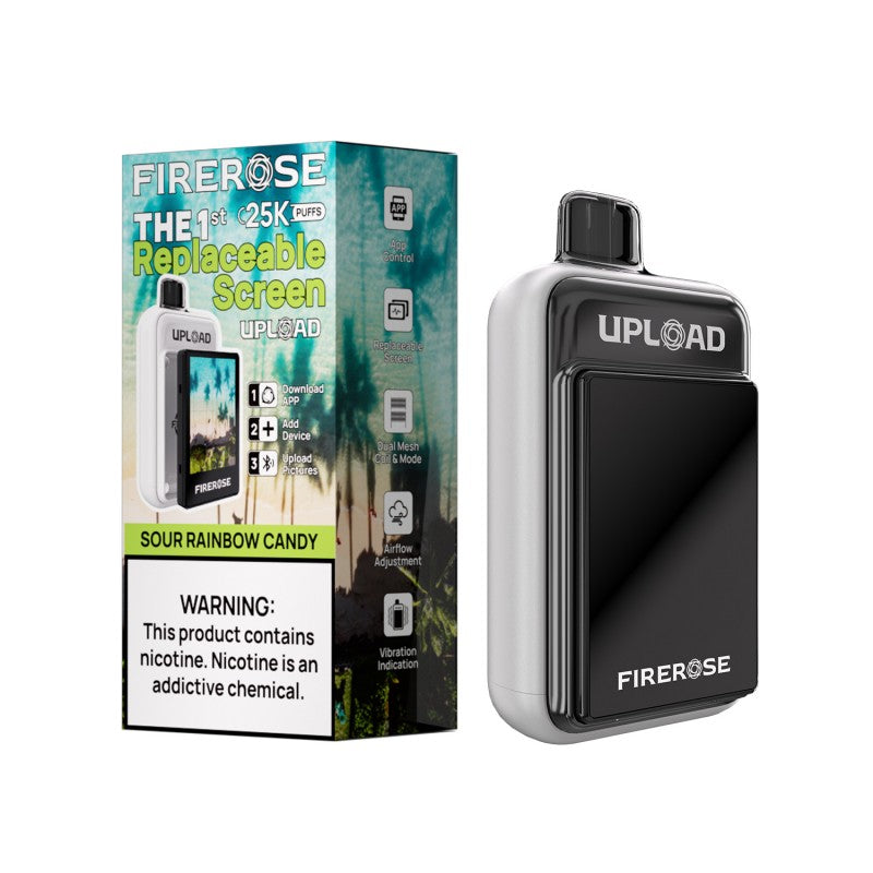 Firerose Upload 25K Disposable - Sour Rainbow Candy