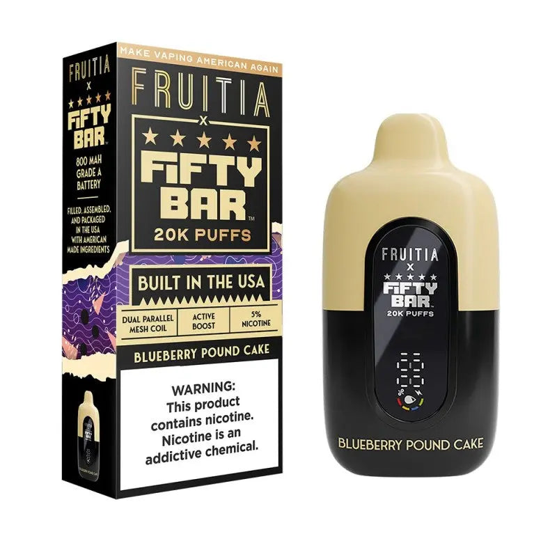 Fruitia x Fifty Bar 20K - Blueberry Pound Cake