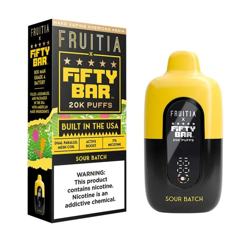 Fruitia x Fifty Bar 20K - Sour Batch