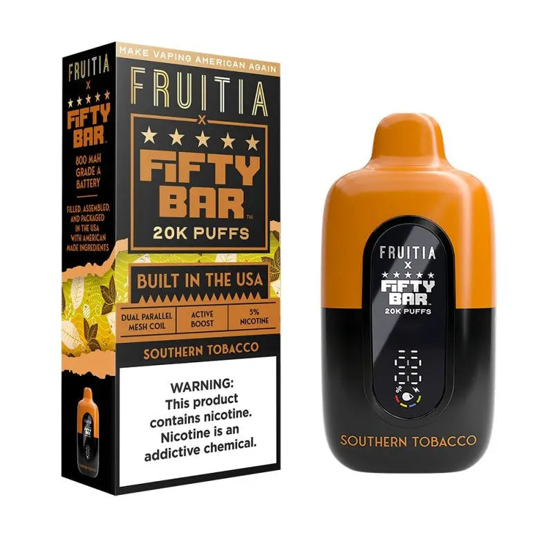 Fruitia x Fifty Bar 20K - Southern Tobacco