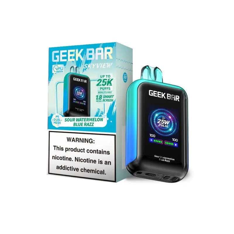 Geek Bar Skyview 25K Disposable - Sour Watermelon Blue Razz