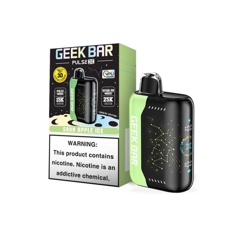 Geek Bar Pulse X 25K Disposable - Sour Apple Ice