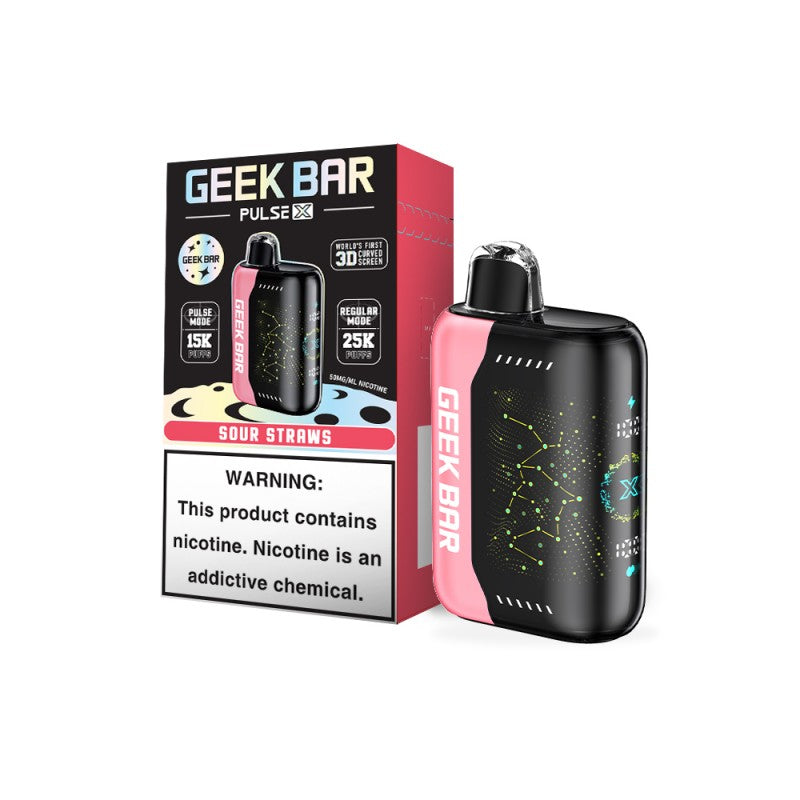 Geek Bar Pulse X 25K Disposable - Sour Straws