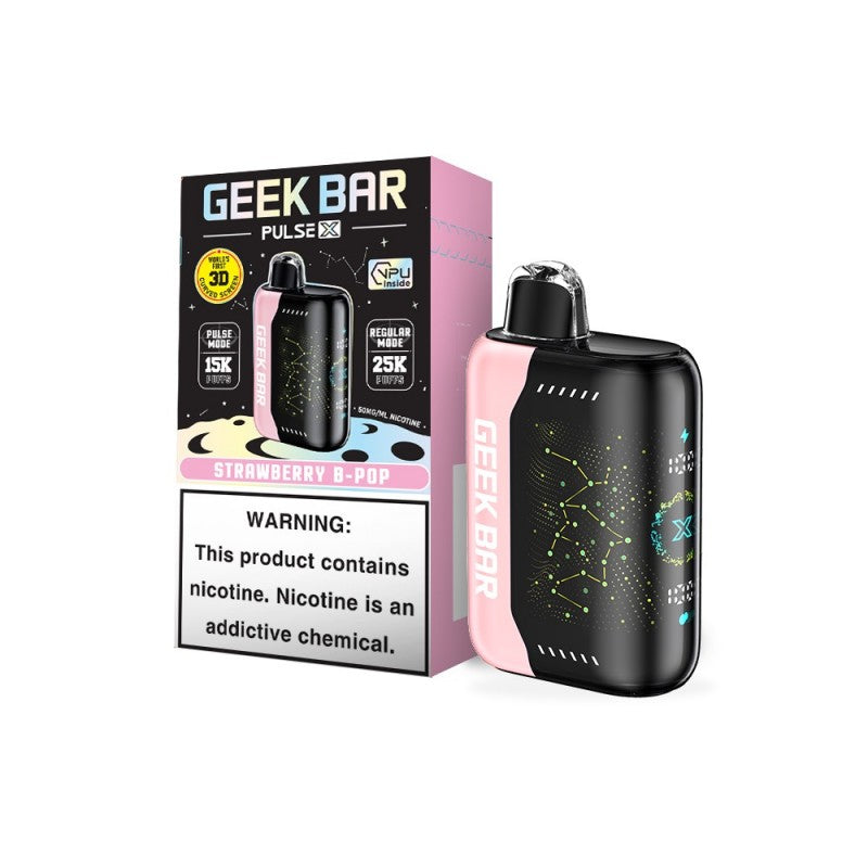 Geek Bar Pulse X 25K Disposable - Strawberry B Pop