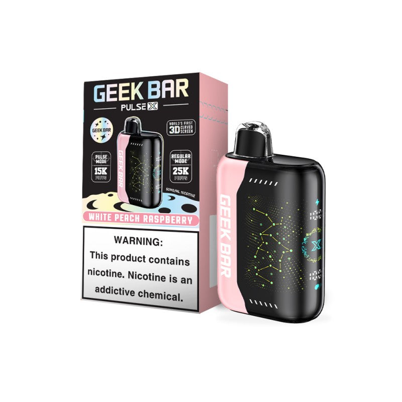 Geek Bar Pulse X 25K Disposable - White Peach Raspberry