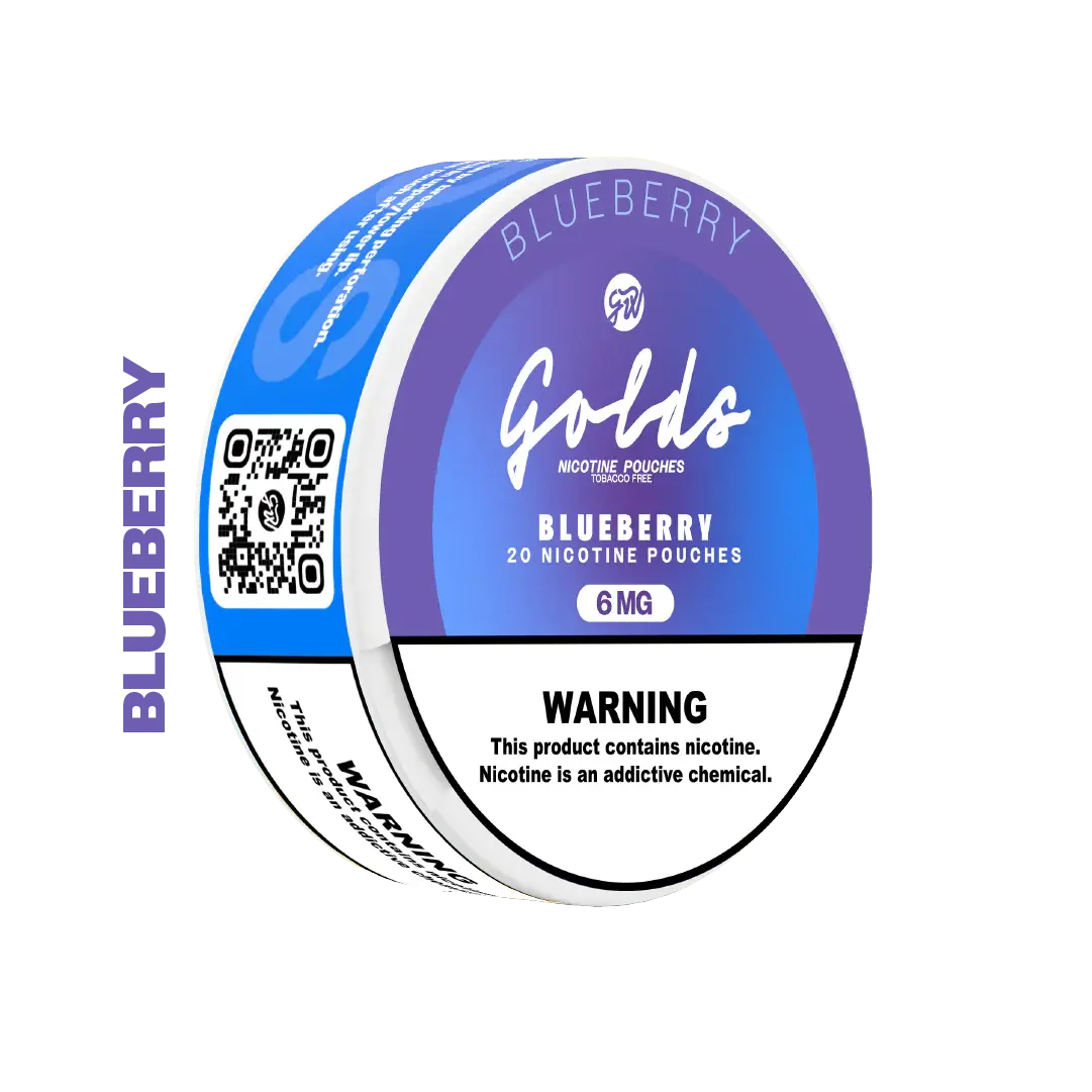 Golds Nicotine Pouches 6MG - Blueberry