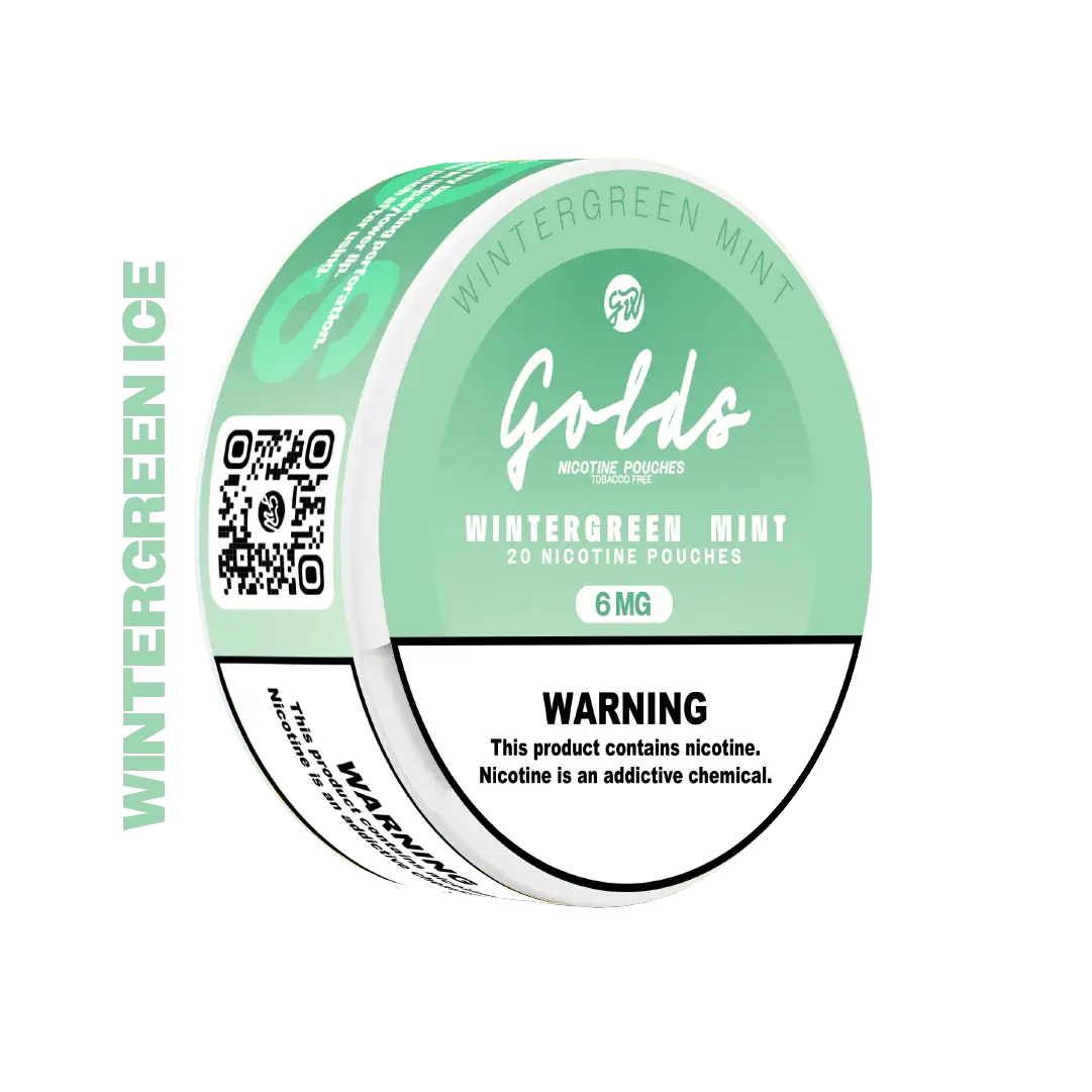 Golds Nicotine Pouches 6MG - Wintergreen Mint