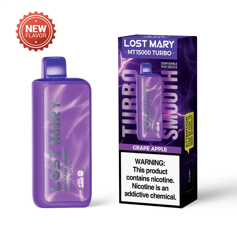 Lost Mary MT15000 Disposable Vape - Grape Apple