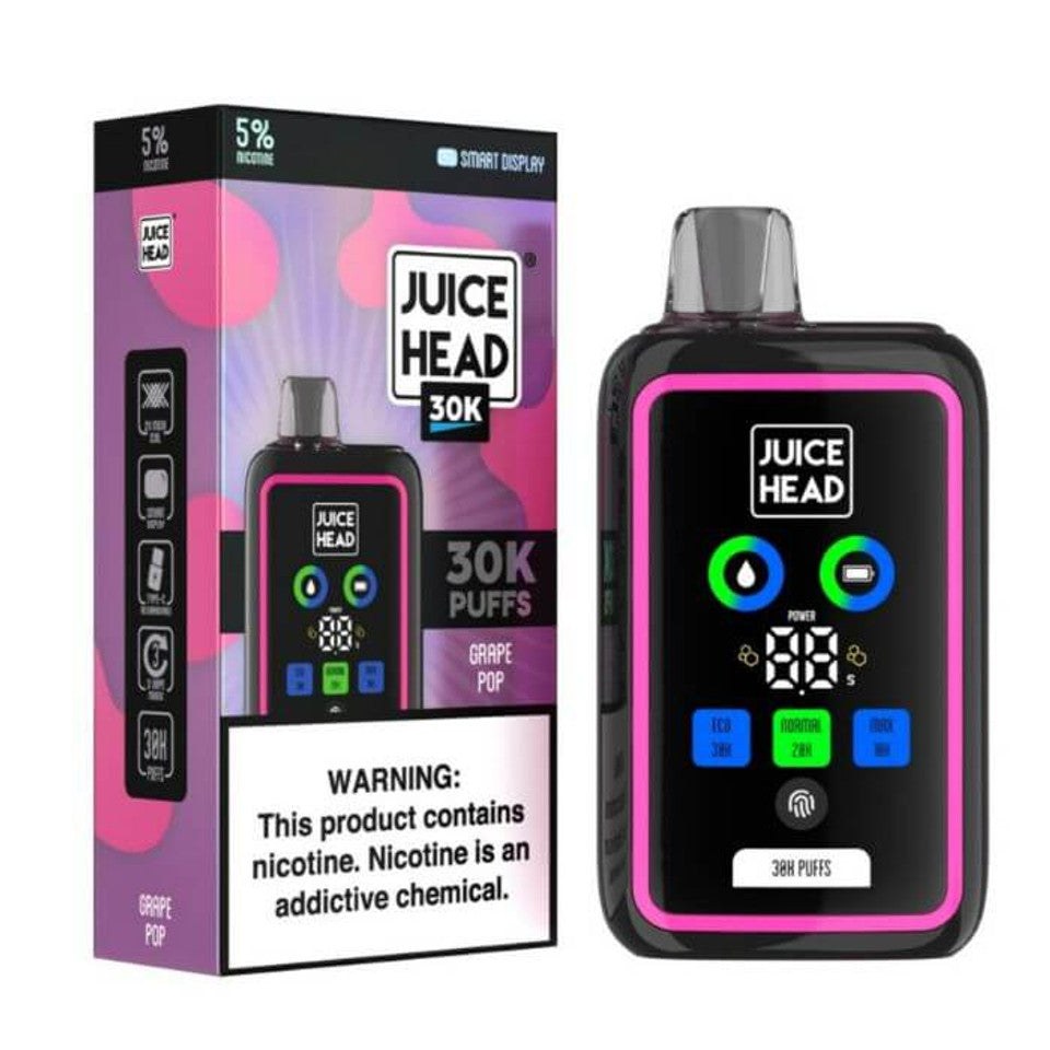 Juice Head 30K Disposable - Grape Pop