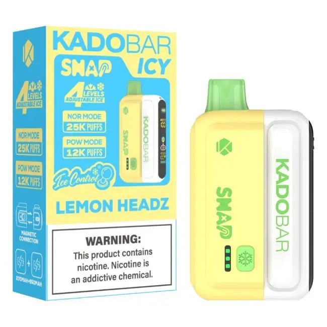 Kado Bar SNAP 25K Disposable Pod Kit - Lemon Headz