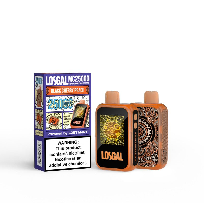 LOSGAL MC25000 by Lost Mary Disposable - Black Cherry Peach