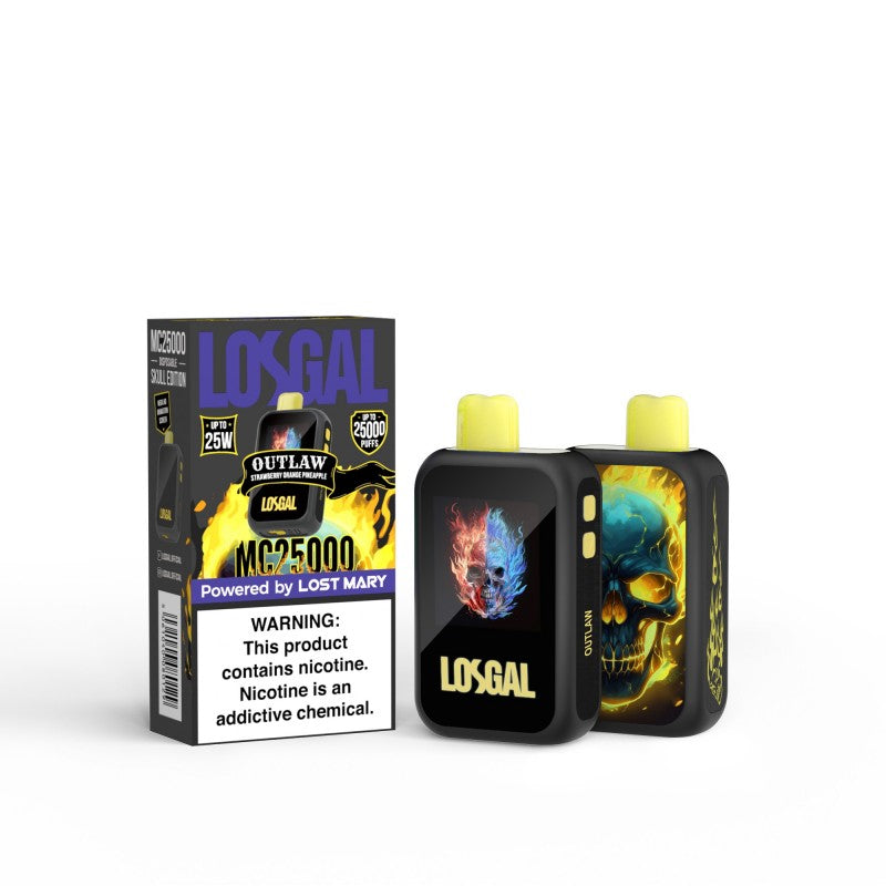 LOSGAL MC25000 by Lost Mary Disposable - Outlaw (Strawberry Orange Pineapple)