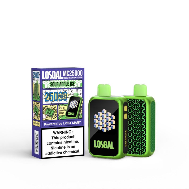 LOSGAL MC25000 by Lost Mary Disposable - Sour Apple Ice