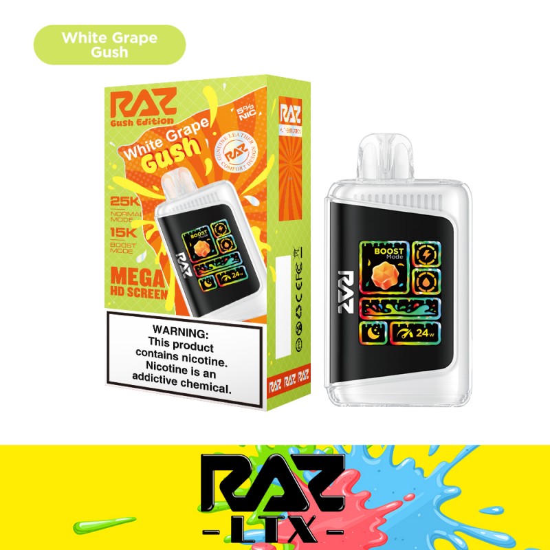 RAZ LTX 25000 Disposable - White Grape Gush