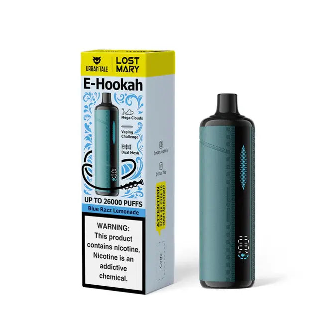 Lost Mary X Urban Tale 26K E-Hookah Disposable - Blue Razz Lemonade