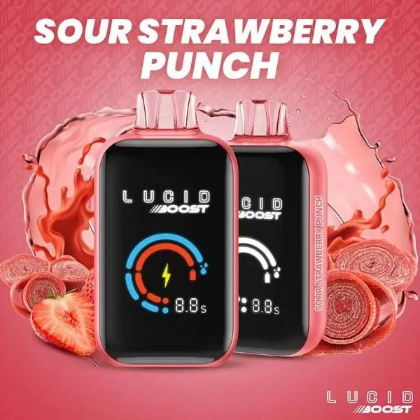 Lucid Boost 20K Disposable - Sour Strawberry Punch