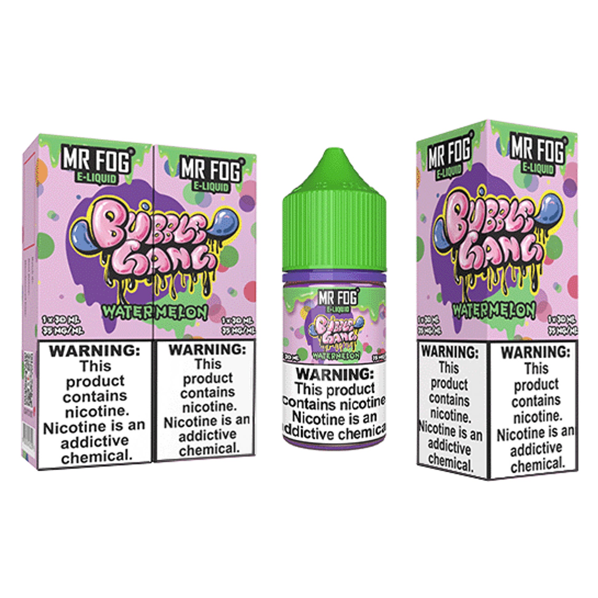 MR FOG E-LIQUID BUBBLE GANG 30ML - Watermelon