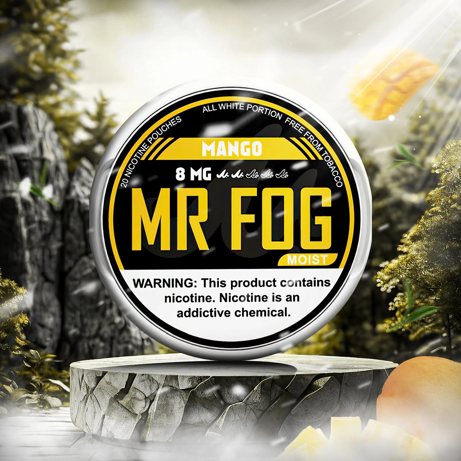 MR FOG NICOTINE POUCHES 8MG - Mango