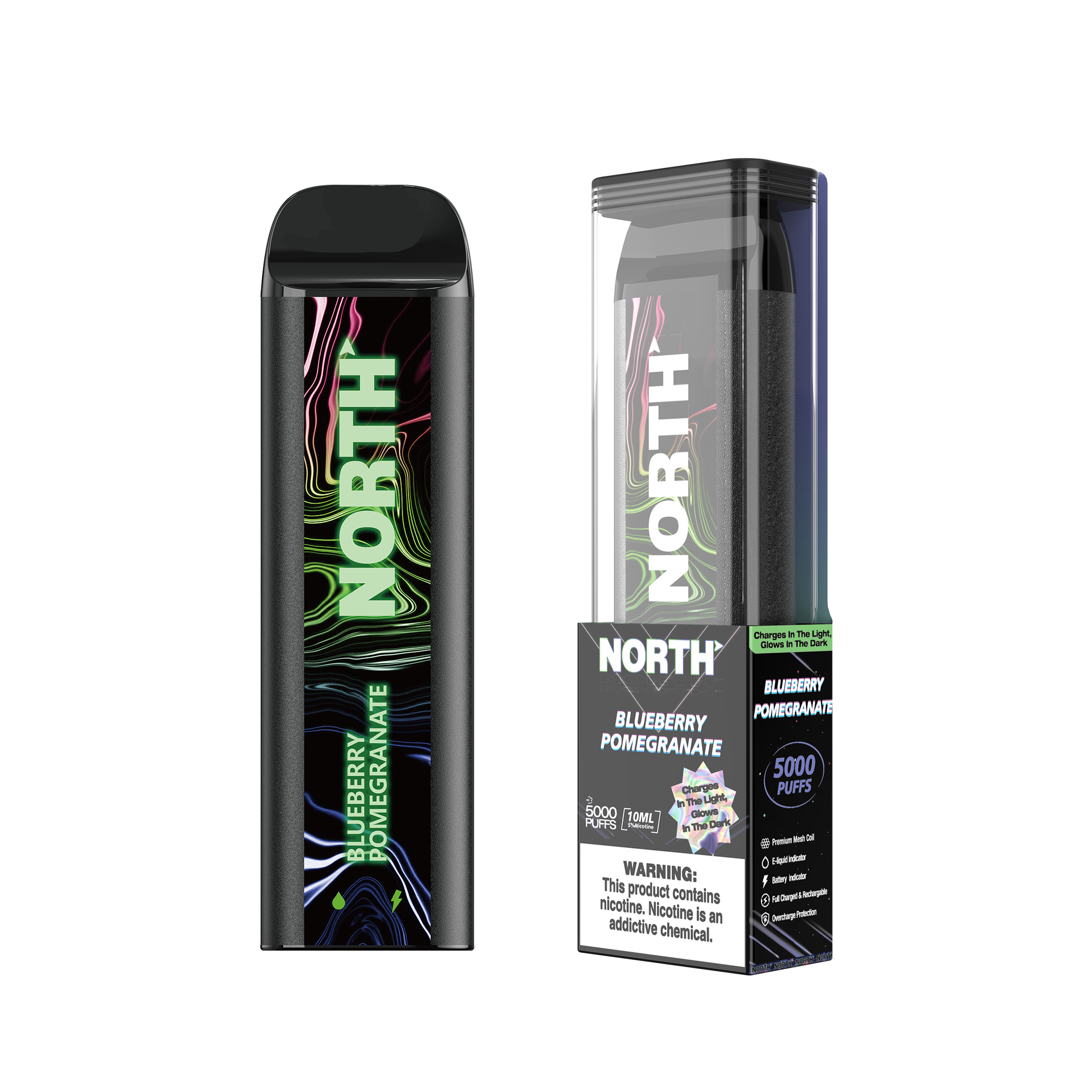North 5000 Disposable - Blueberry Pomegranate