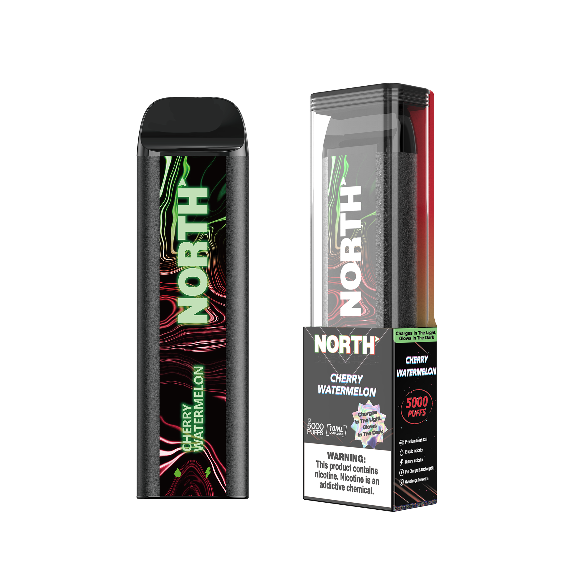 North 5000 Disposable - Cherry Watermelon