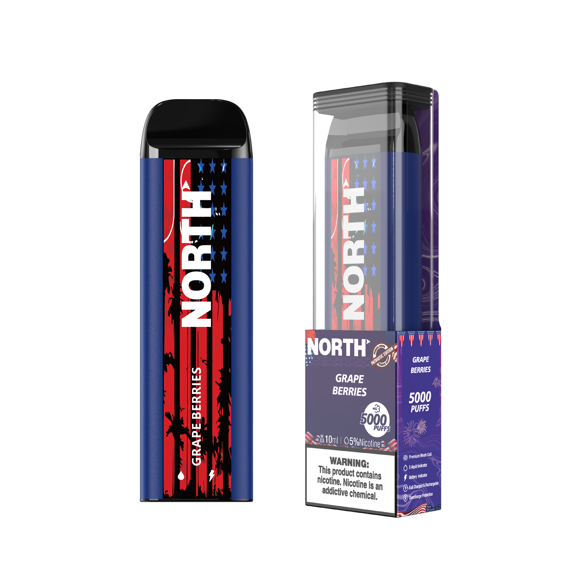 North 5000 Disposable - Grape Berries