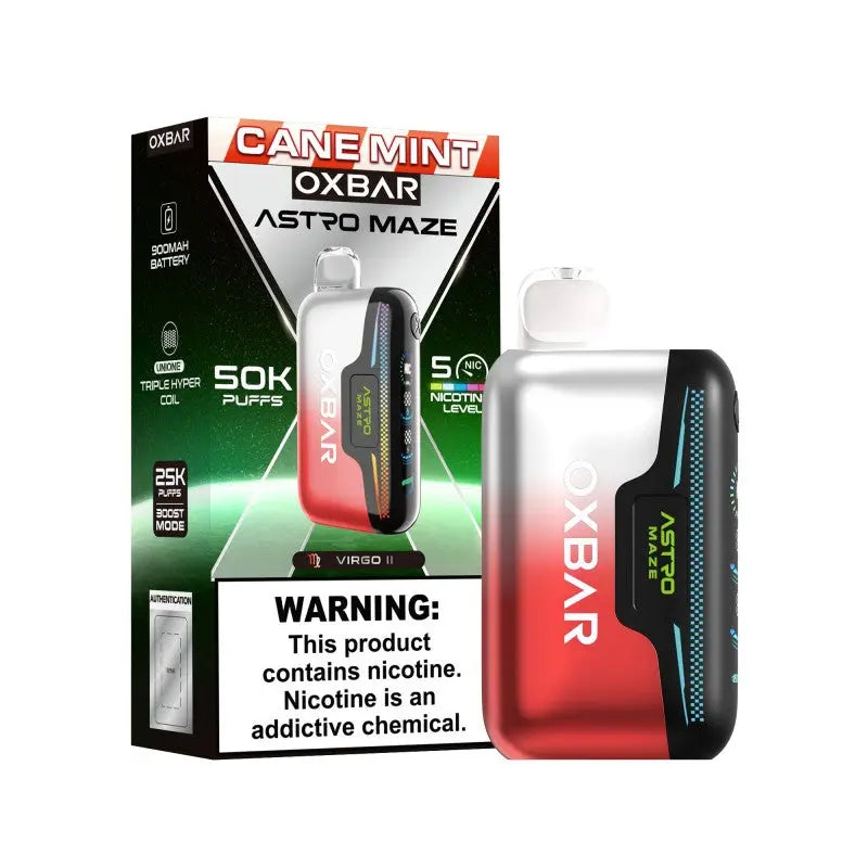 OXBAR Astro Maze 50K Disposable  - Cane Mint