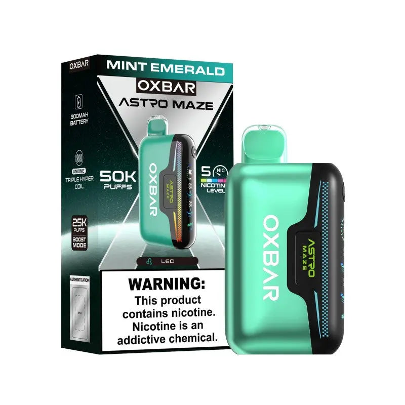 OXBAR Astro Maze 50K Disposable  - Mint Emerald