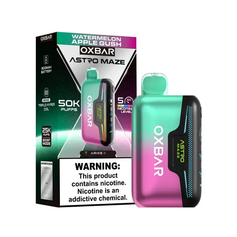 OXBAR Astro Maze 50K Disposable - Watermelon Apple Gush
