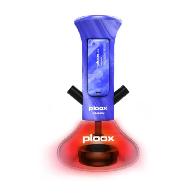 PLOOX HOOKAH BY LUXPODZ (Free Ploox Device 3%) - Blue Resin