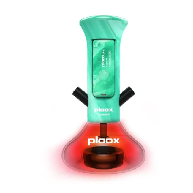 PLOOX HOOKAH BY LUXPODZ (Free Ploox Device 3%) - Green Resin