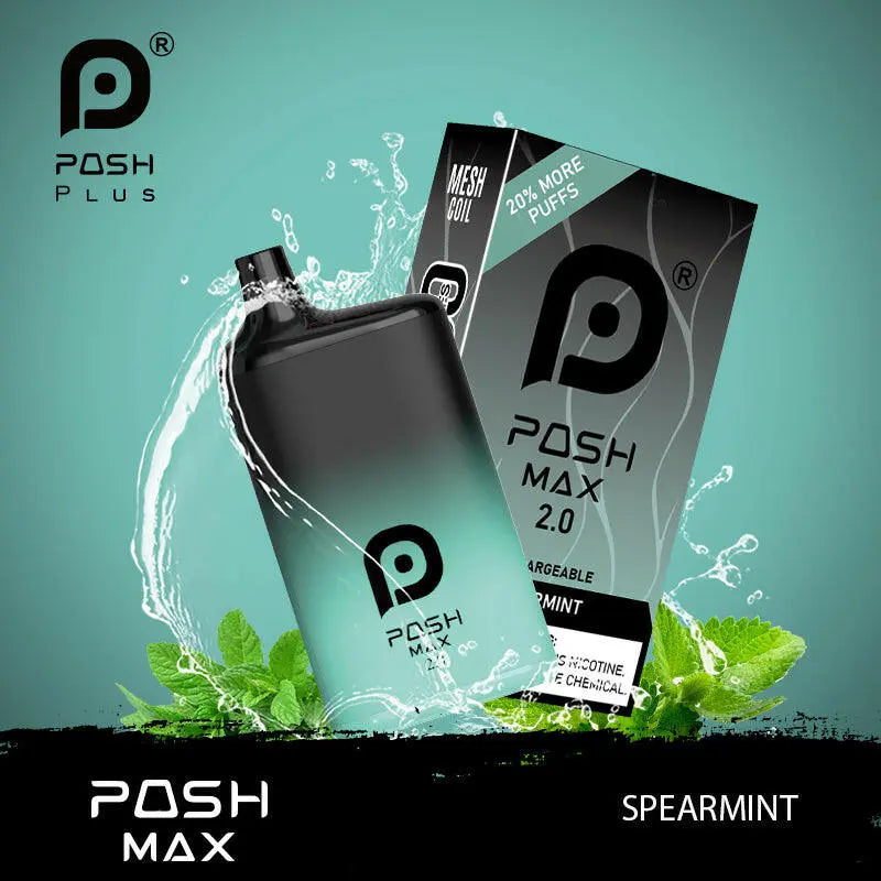 POSH MAX 2.0 5200 DISPOSABLE - Spearmint