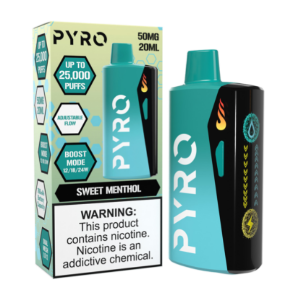 PYRO Boost 25000 Disposable - Sweet Menthol