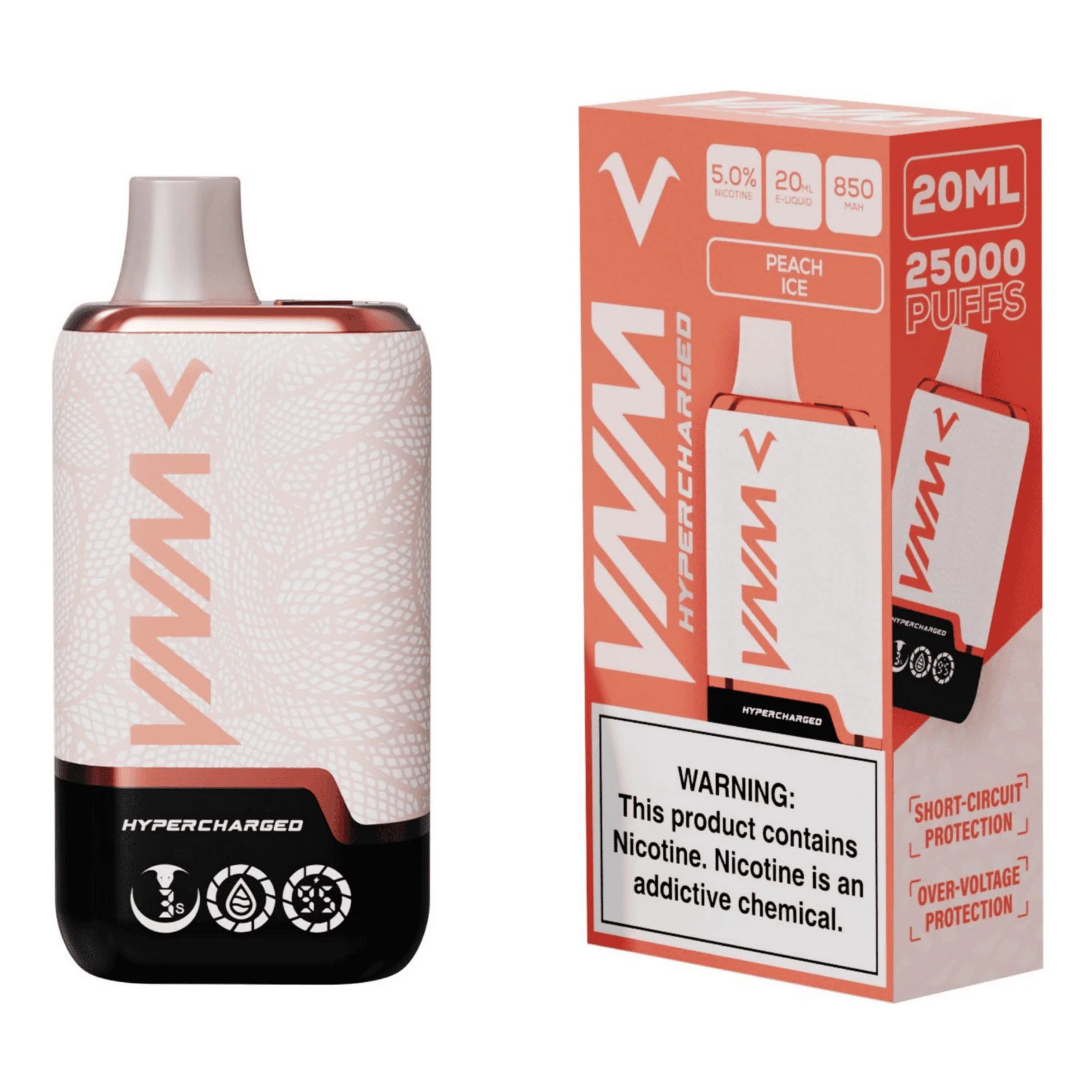 VNM Hypercharged VM25000 - Peach Ice