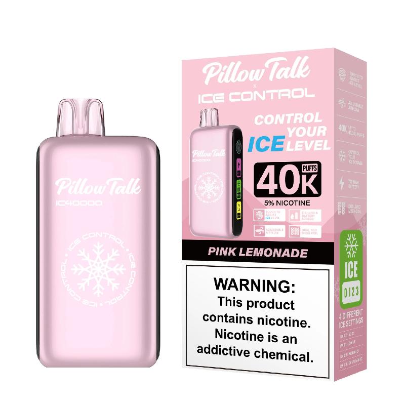 Pillow Talk Ice Control 40K Disposable - Pink Lemonade