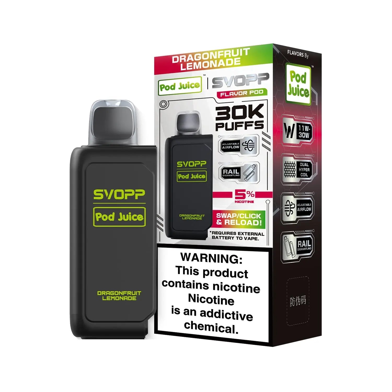 Pod Juice SVOPP 30K Pod - Dragonfruit Lemonade