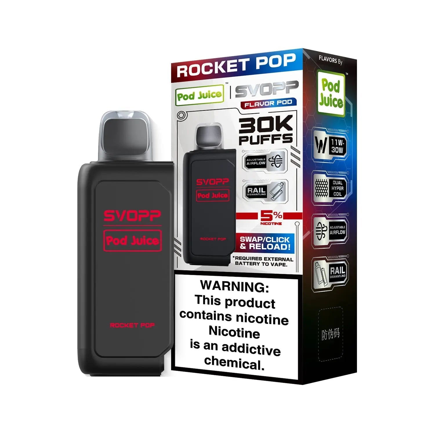Pod Juice SVOPP 30K Pod - Rocket Pop