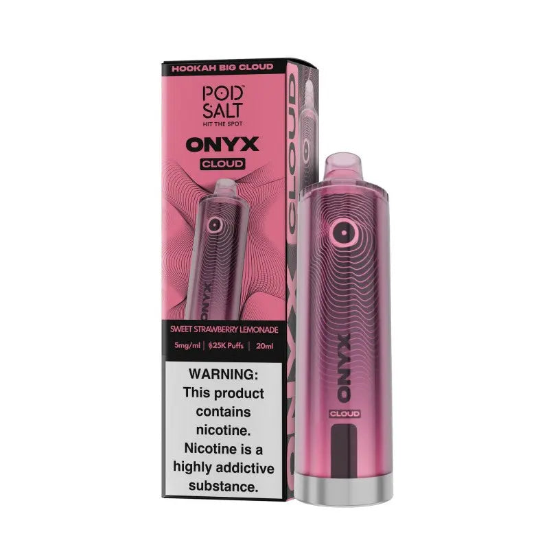 PodSalt Onyx Cloud 25000 - Sweet Strawberry Lemonade