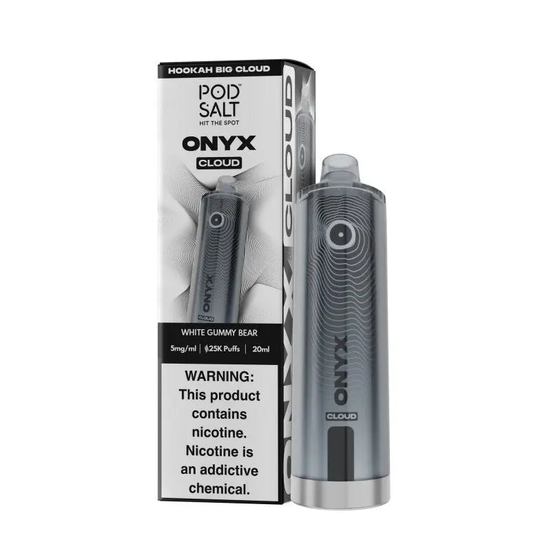 PodSalt Onyx Cloud 25000 - White Gummy Bear