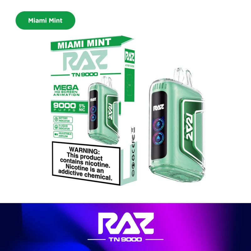 RAZ TN9000 Disposable - Miami Mint